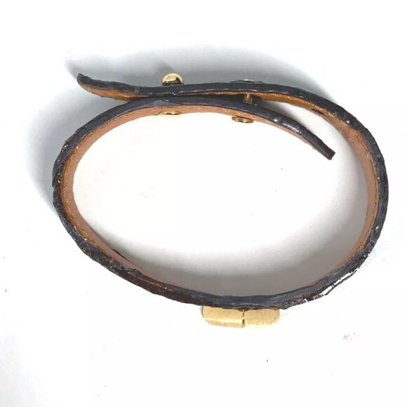 LOUIS VUITTON M6042F Monogram Bracelet-Essential V Bangle Bracelet - Picture 10 of 12